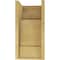 Ekena Millwork 9"W x 9"D x 18"H Wide New Brighton Rough Cedar Woodgrain TimberThane Corbel, Primed Tan CORUR09X09X18NEBRCPR - alternate 4